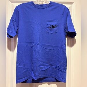 Vineyard Vines Kids Breezy Palms Chappy Whale Short Sleeve Tee Size Youth XL